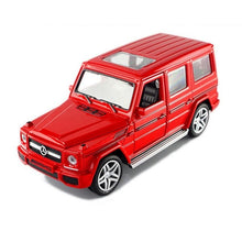 Load image into Gallery viewer, 1:32 Alloy Pull Back Model Car Model Toy Sound Light Pull Back Toy Car For G65 SUV AMG Toys For Boys Children Gift